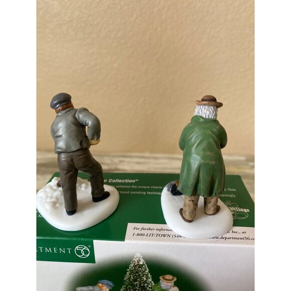 Dept 56 Dickens’ Village Keeping the Streets Clean New inBox #56.58532 Set of 2 - Picture 5 of 11